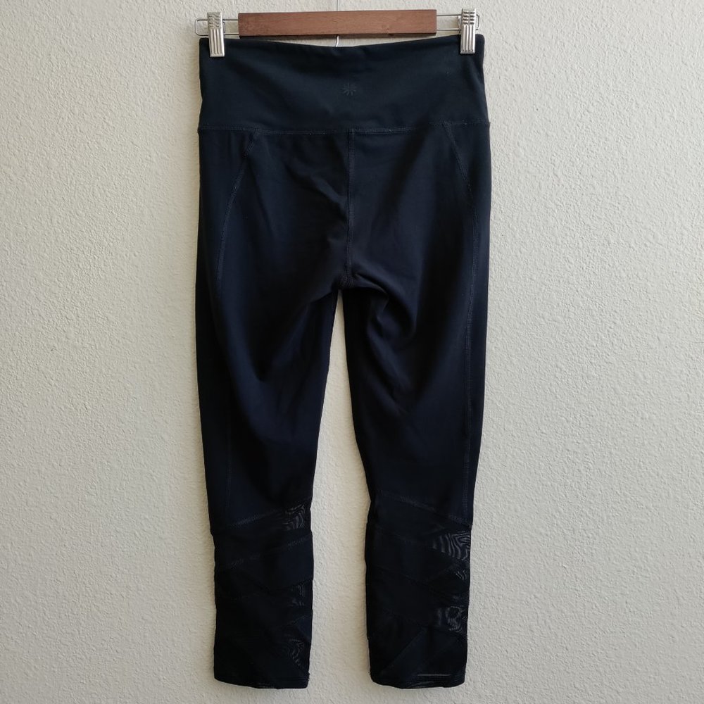 Athleta | Mantra High Rise Capri Mesh Panels Pants Size S - Picture 9 of 16
